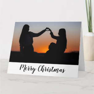  adicione seu cartão de natal de caligrafia perso