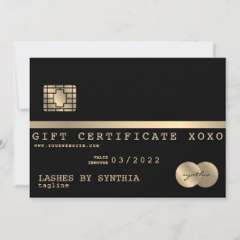 Adicione seu certificado de oferta de cartão de cr