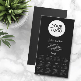 Adicione seu Logotipo 2026 Calendário Promoção da 