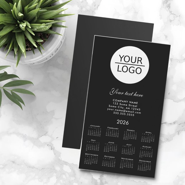 Adicione seu Logotipo 2026 Calendário Promoção da  (Criador carregado)