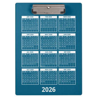 Adicione Seu Logotipo à Prancheta de Calendário An