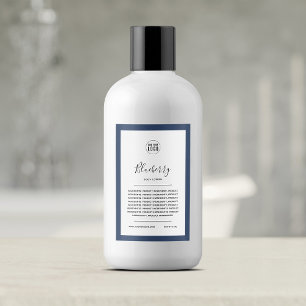 Adicione seu logotipo Borda Editável Etiqueta de p