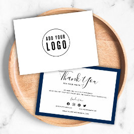 Adicione seu logotipo e sua cor editável Obrigado