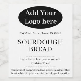 Adicione Seu Logotipo Etiqueta de Produto de Padar