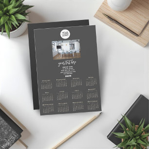Adicione seu logotipo Foto da empresa Calendário 2