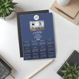 Adicione seu logotipo Foto da empresa Calendário 2