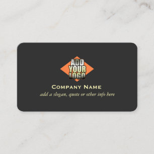 Adicione seu logotipo todo o cartão de visita