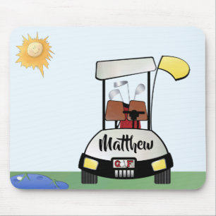 Adicione Seu Nome Mousepad Golf
