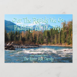 Adicione seu próprio cartão de natal dos corredore