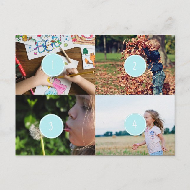 Adicione seu próprio cartão personalizável de 4 fo (Frente)