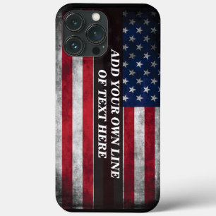 Adicione seu texto ao sinalizador americano