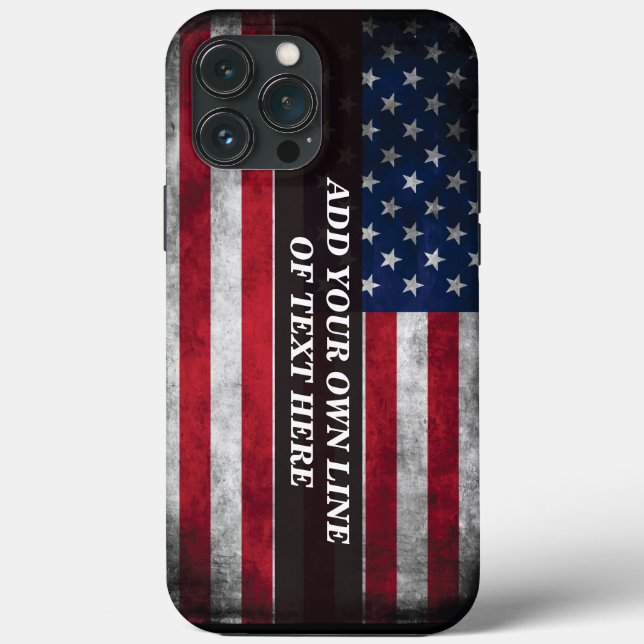 Adicione seu texto ao sinalizador americano (Verso)