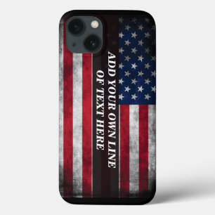 Adicione seu texto ao sinalizador americano
