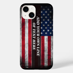 Adicione seu texto ao sinalizador americano