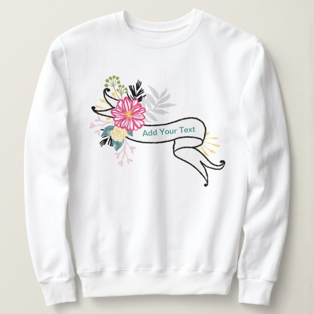 Adicione seu texto - Camiseta básica para mulheres (Frente do Design)