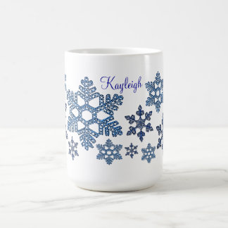 Adicione sua caneca conhecida dos flocos de neve