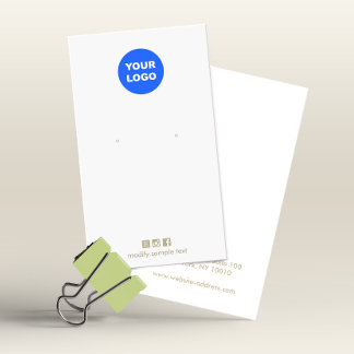 Adicione sua Cinza de logotipo personalizada mostr