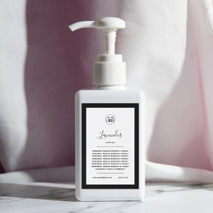 Adicione sua etiqueta de produto de borda editáve
