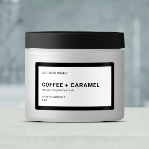 Adicione sua etiqueta de produto moderna minimalis
