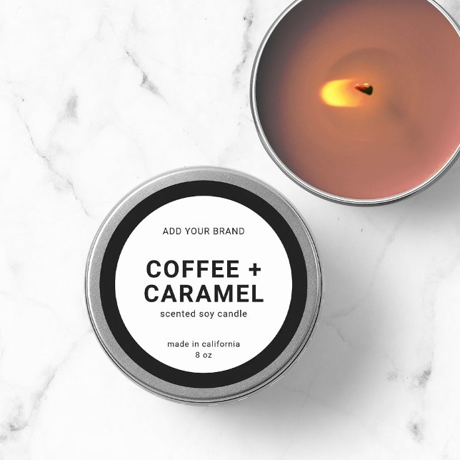 Adicione sua etiqueta de produto moderno minimalis (Criador carregado)