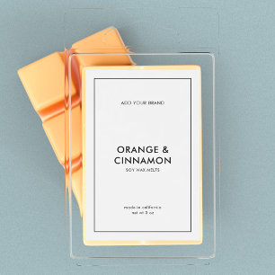 Adicione sua etiqueta de produto moderno minimalis