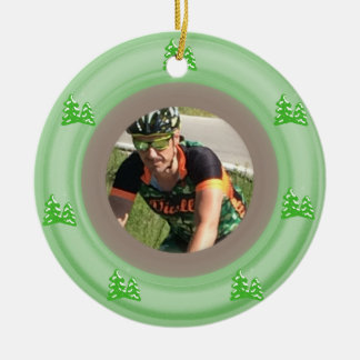 Adicione Sua Foto Árvores de Natal Enfeite de Cerâ