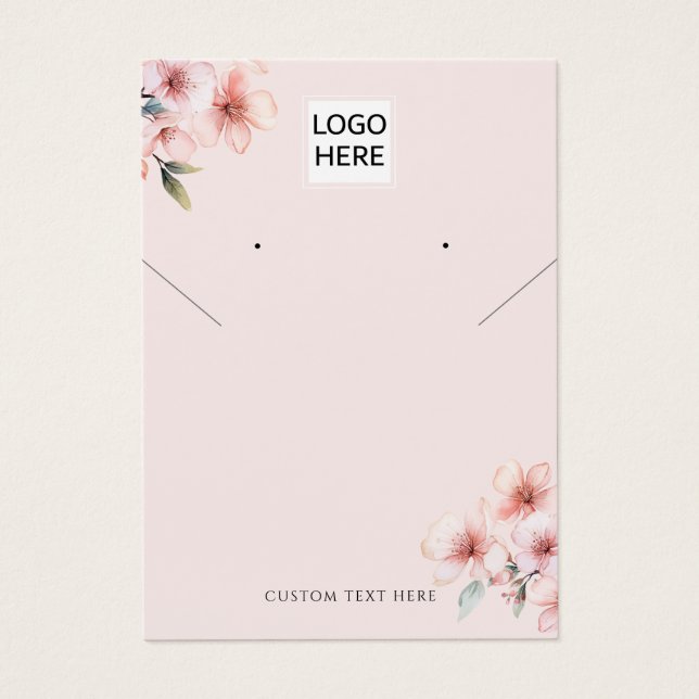 Adicione sua placa de exibição do colar de logotip (Frente)