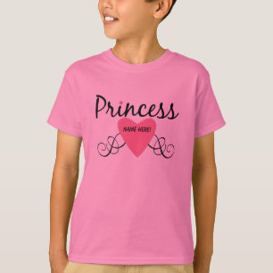 Adicione sua princesa conhecida T-shirt