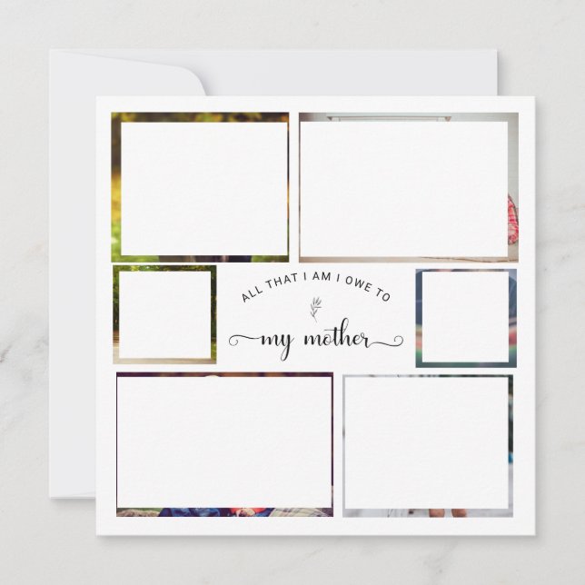 Adicione sua própria Cólula Fotográfica Mãe Melhor (Frente)