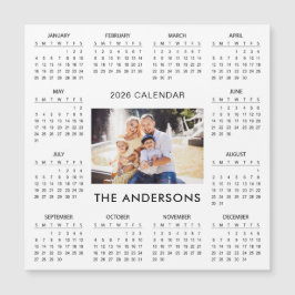 Adicione sua própria foto de família Calendário 20