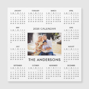 Adicione sua própria foto de família Calendário 20