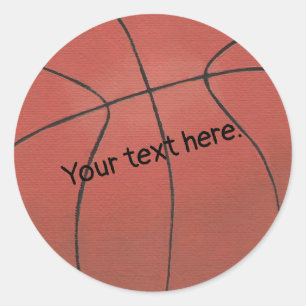 Adicione suas etiquetas do basquetebol do texto
