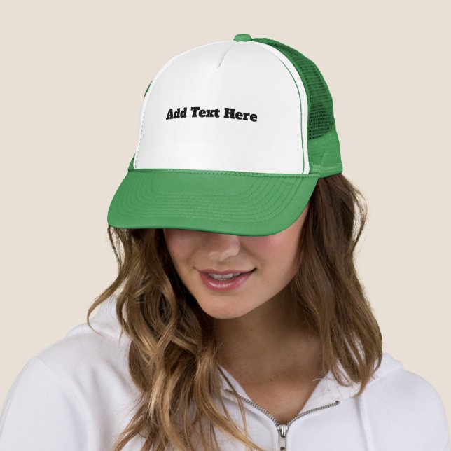 Adicione Texto Aqui Na moda Visor Elegante Boné (In Situ)