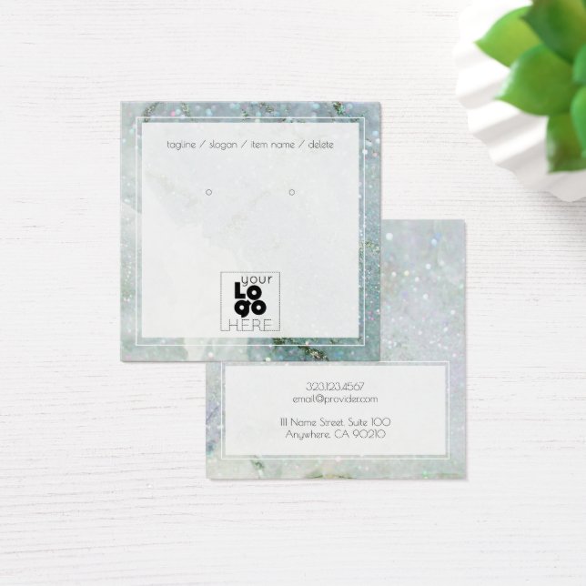 Adicione Um Logotipo Vídeo De Varrer De Cristal Gl (Mesa)