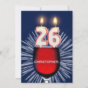 Adicione um nome, 26º Convite de aniversário, vi