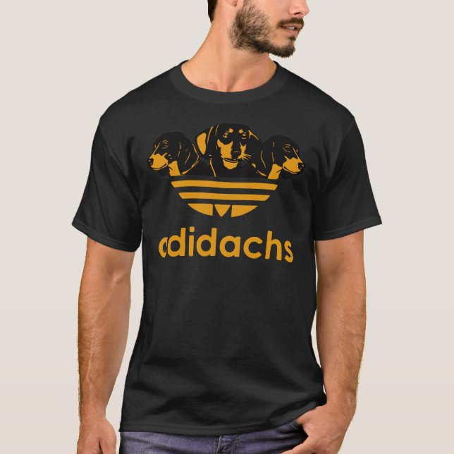 adidachs funny daschund Essential T-Shirt (Frente)