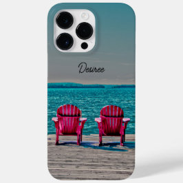 Adirondack Beach Chairs Teal Pink Cottage
