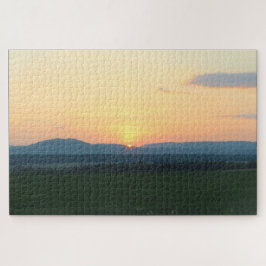 Adirondack Mountain Sunset Quebra-cabeça