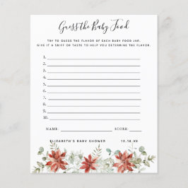 Adivinha a Comida do bebê | Jogo Chá de fraldas