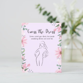 Adivinha o cartão do jogo de vestimenta