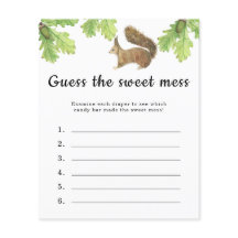 Adivinha o jogo da Doce Mess - Esquilo com bolota