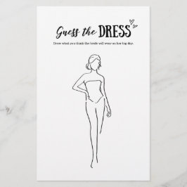 Adivinha o jogo de vestidos para casamento ou Chá 