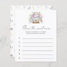 Adivinha o jogo do Chá de fraldas do Sweet Mess -