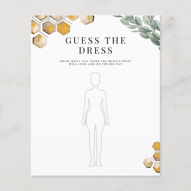 Adivinha o jogo do Chá de panela de vestidos (Frente)