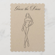 Adivinha o jogo do Chá de panela de vestidos