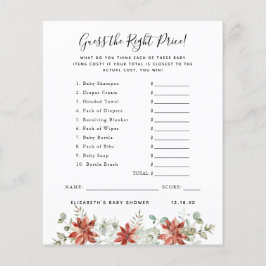 Adivinha O Preço | Jogo Chá de fraldas