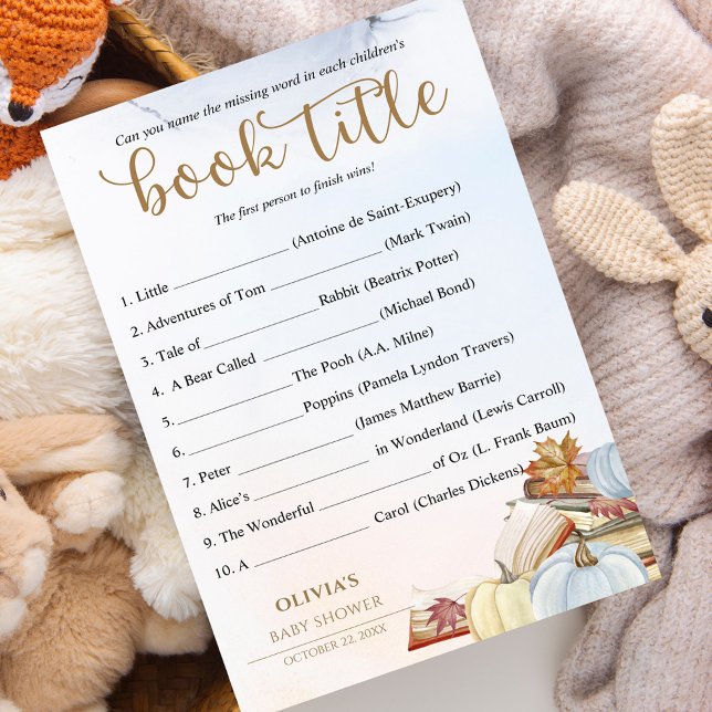 Adivinha o título do Livro Azul Jogo do Chá de fra (Criador carregado)