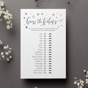 "Adivinha os Recursos" Traço de Bebê - Jogo Revela