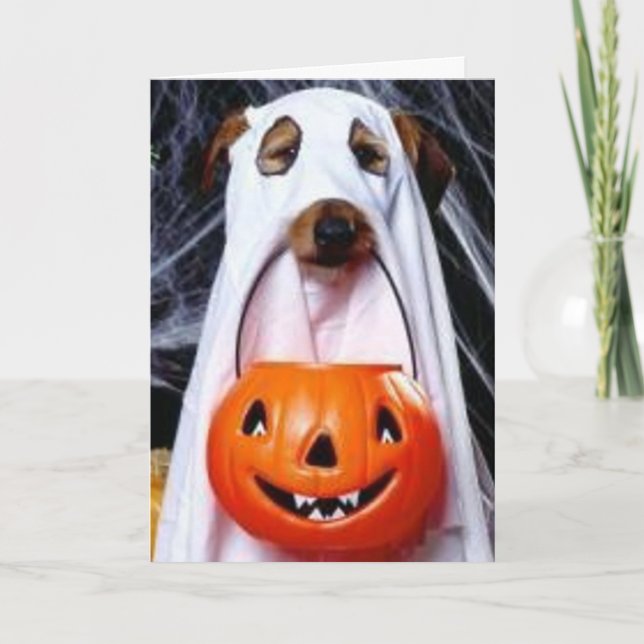 Adivinha Quem? - Cartão Halloween (Frente)