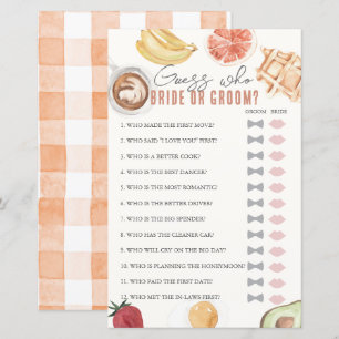 Adivinha Quem Chá de panela O Jogo Brunch